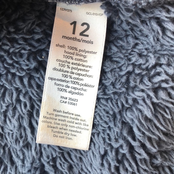 Carters 12 month jacket EUC - Picture 3 of 5